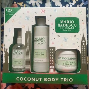 BNIB MARIO BADESCU COCONUT BODY TRIO GIFT SET